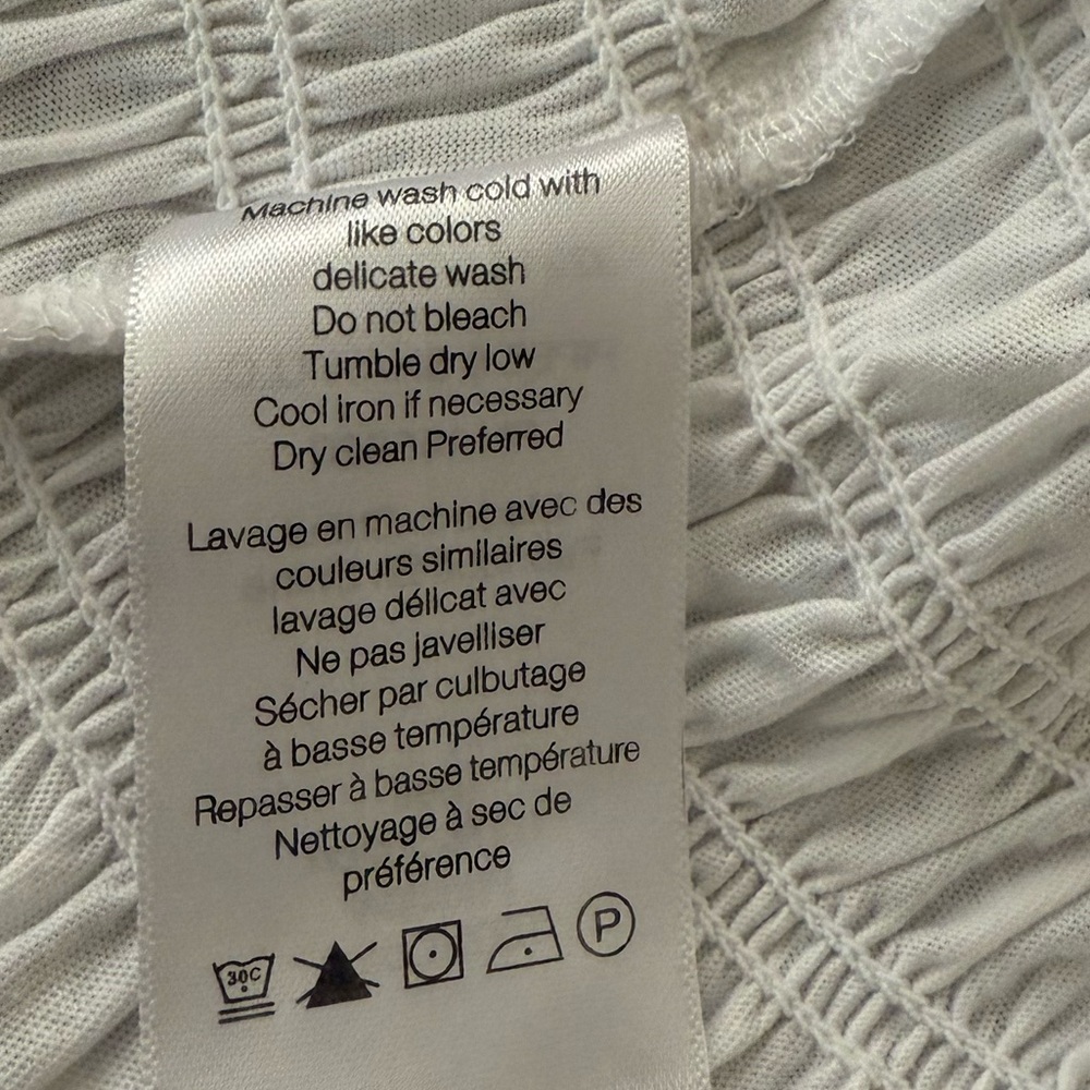 Veronica Beard Langston Smocked Top - Picture 6 of 7